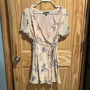 Floral wrap dress